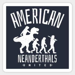 Vintage American Neanderthals United Sticker